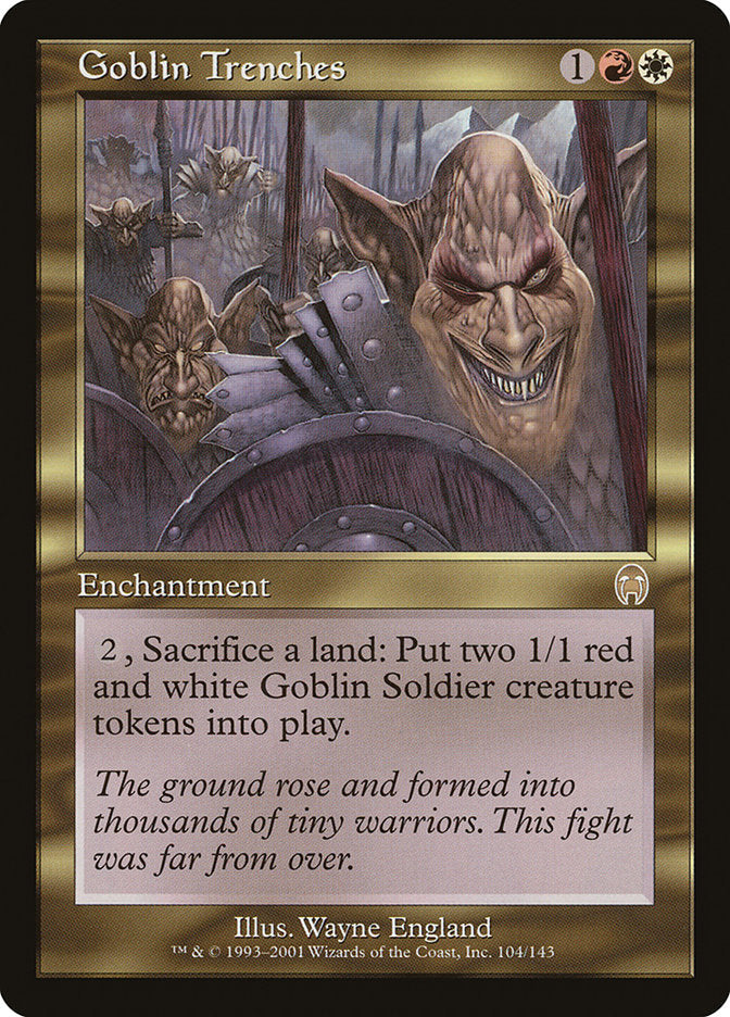 Goblin Trenches [Apocalypse] Magic: The Gathering