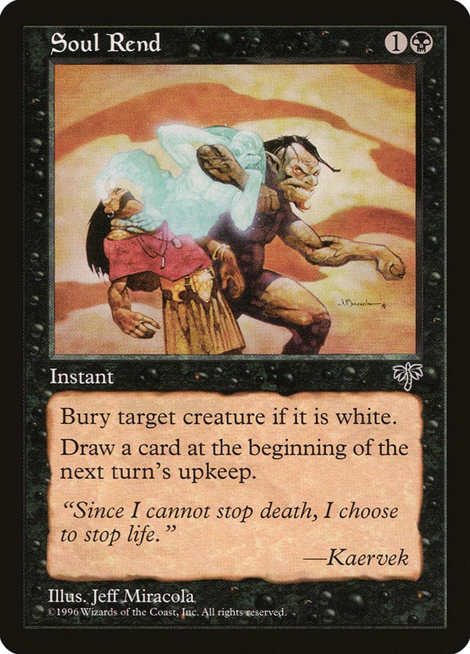 Soul Rend [Mirage] Magic: The Gathering