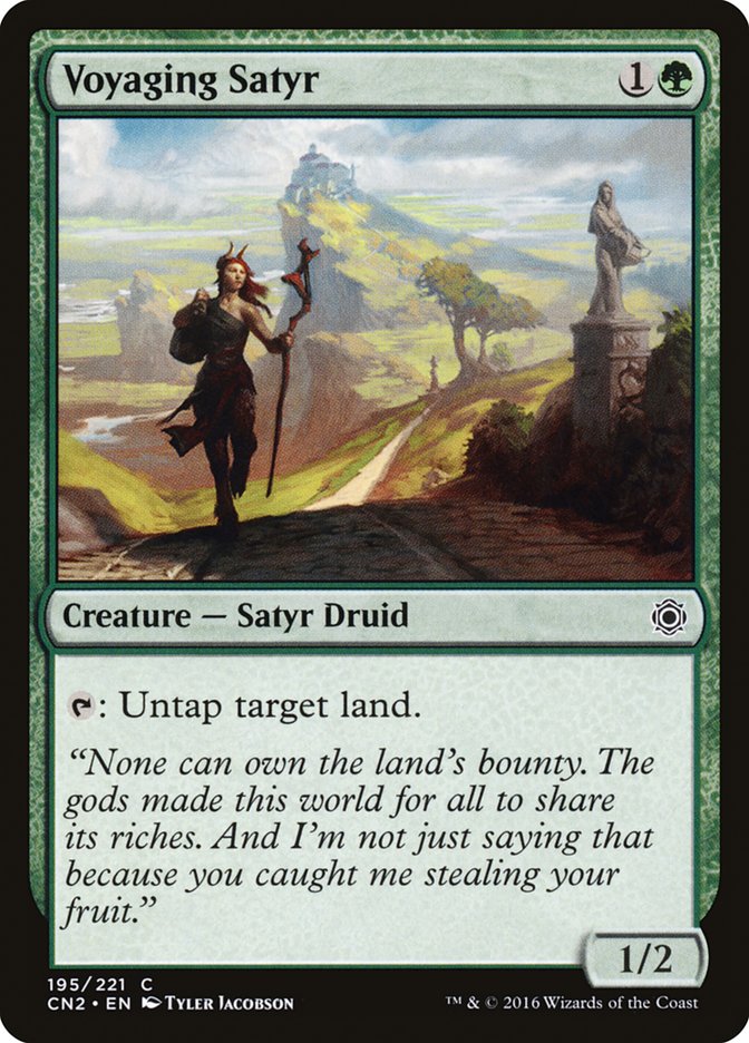 Voyaging Satyr [Conspiracy: Take the Crown] Magic: The Gathering