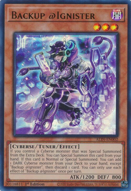 Backup @Ignister [ALIN-EN002] Ultra Rare Yu-Gi-Oh!