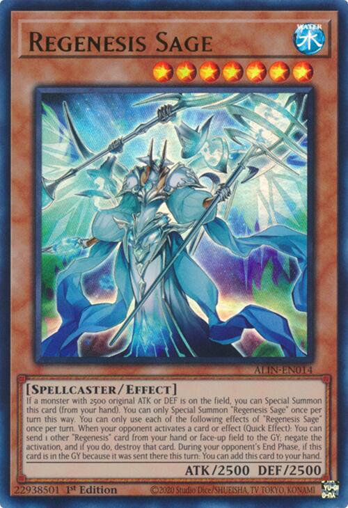 Regenesis Sage [ALIN-EN014] Ultra Rare - Yugioh Cards For Your TCG Needs!