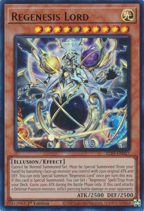 Regenesis Lord [ALIN-EN017] Ultra Rare - Yugioh Cards For Your TCG Needs!