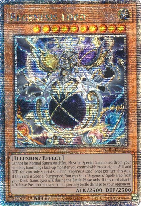 Regenesis Lord [ALIN-EN017] Quarter Century Secret Rare - Yugioh Cards For Your TCG Needs!