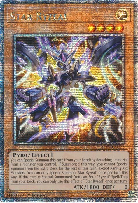 Star Ryzeal [ALIN-EN022] Quarter Century Secret Rare - Yugioh Cards For Your TCG Needs!