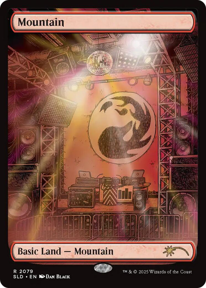 Mountain (2079) [Secret Lair Drop Series] Magic: The Gathering