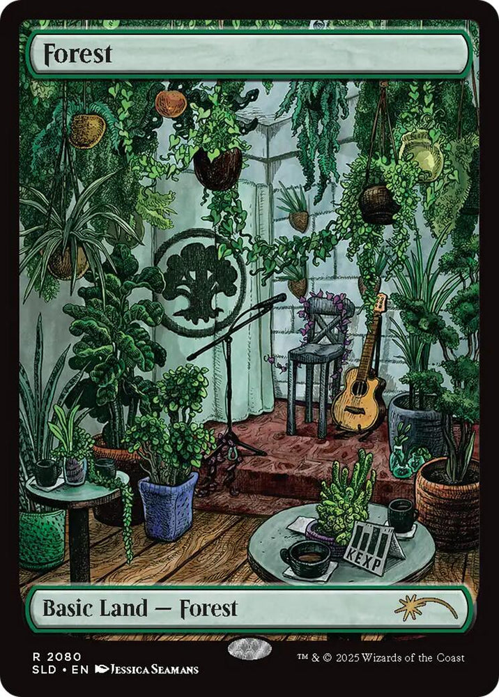 Forest (2080) [Secret Lair Drop Series] Magic: The Gathering