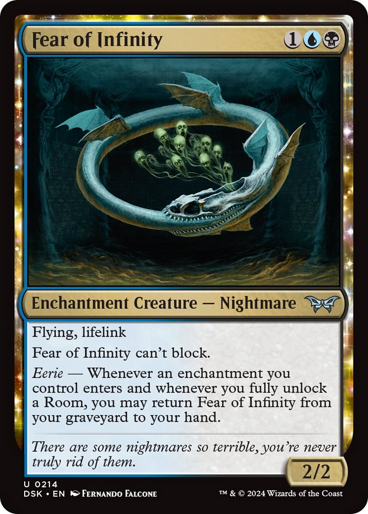 Fear of Infinity [Duskmourn: House of Horror] Magic: The Gathering