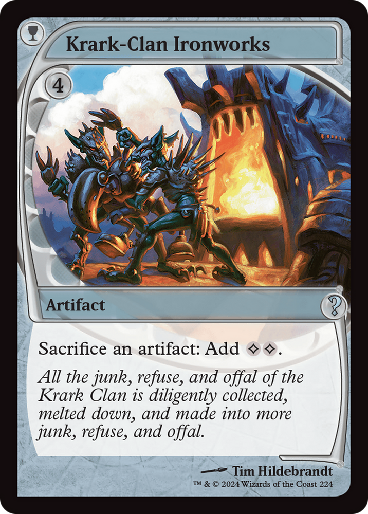 Krark-Clan Ironworks (Future Sight) [Mystery Booster 2] Magic: The Gathering