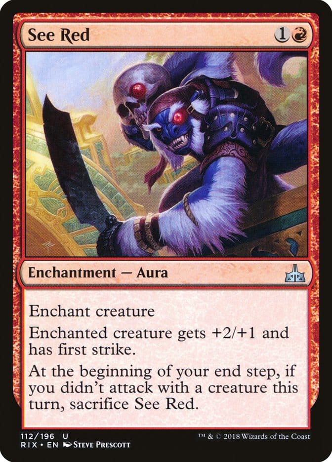 See Red [Rivals of Ixalan] Magic: The Gathering
