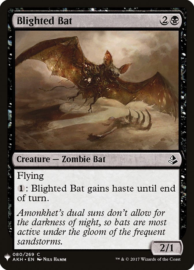 Blighted Bat [Mystery Booster] Magic: The Gathering