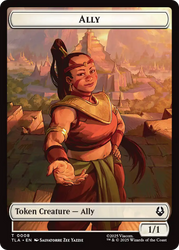 Ally (0008) // Soldier (0002) Double-Sided Token [Avatar: The Last Airbender Tokens] Magic: The Gathering