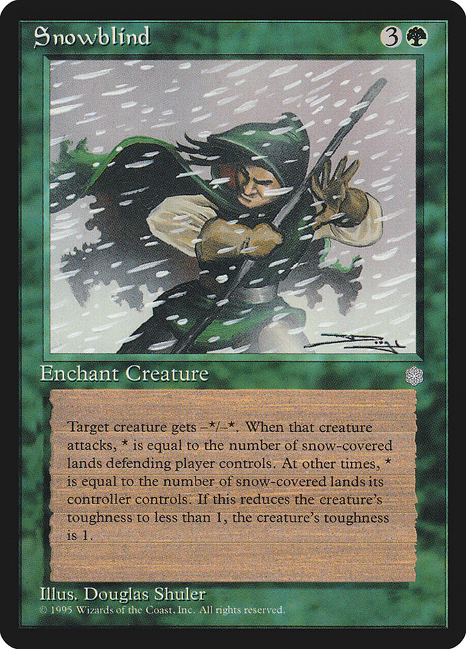 Snowblind [Ice Age] Magic: The Gathering