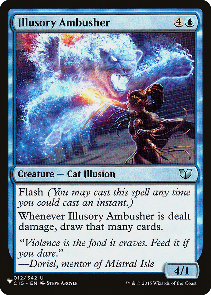 Illusory Ambusher [The List] Magic: The Gathering