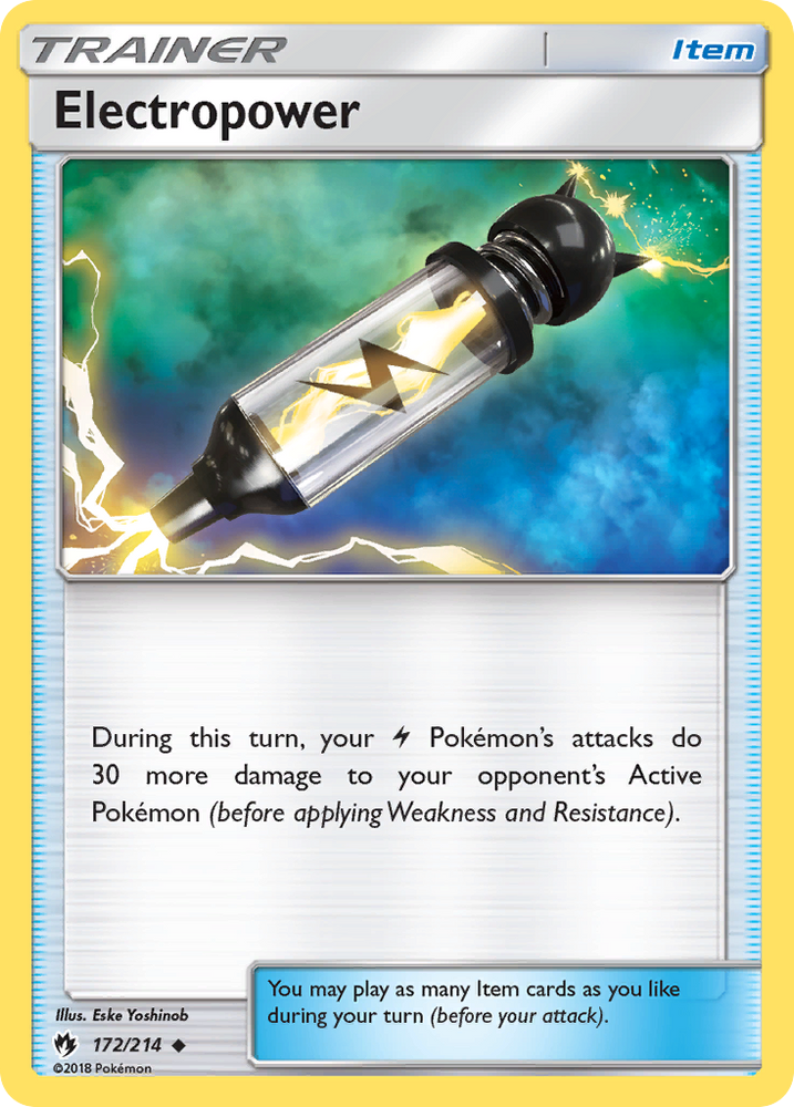 Electropower (172/214) [Sun & Moon: Lost Thunder] Pokémon