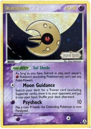 Lunatone (20/92) (Stamped) [EX: Legend Maker] Pokémon