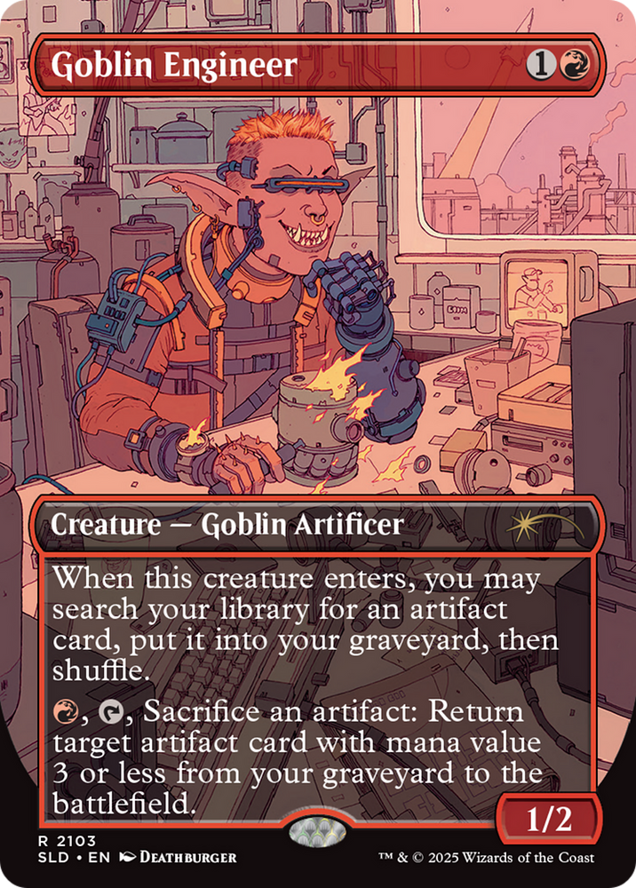 Goblin Engineer (Galaxy Foil) [Secret Lair Drop Series] Magic: The Gathering