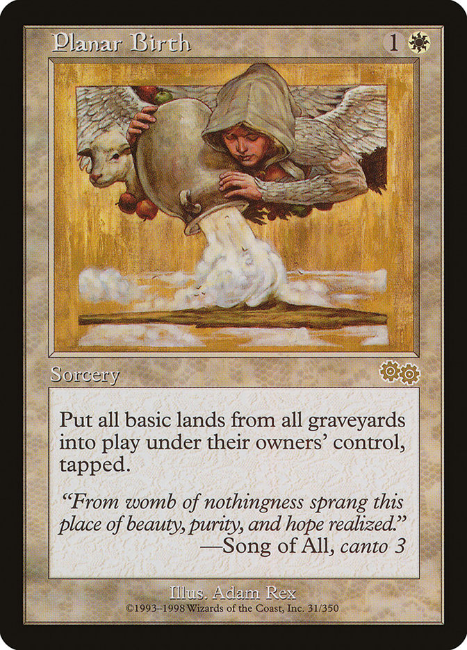 Planar Birth [Urza's Saga] Magic: The Gathering