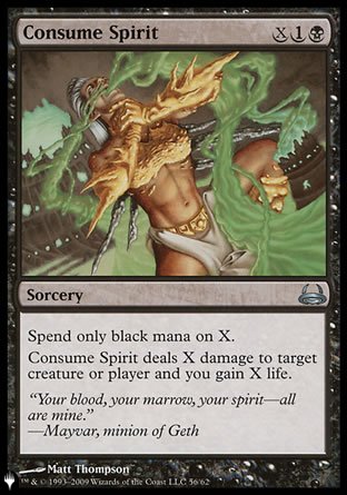 Consume Spirit [The List] Magic: The Gathering
