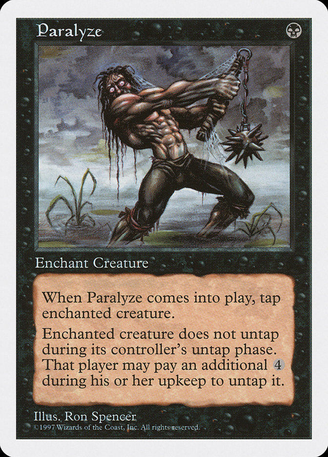 Paralyze [Fifth Edition] Magic: The Gathering