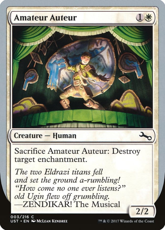Amateur Auteur (ZENDIKAR! The Musical) [Unstable] Magic: The Gathering