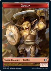 Dungeon of the Mad Mage // Goblin Double-Sided Token [Dungeons & Dragons: Adventures in the Forgotten Realms Tokens] Magic: The Gathering
