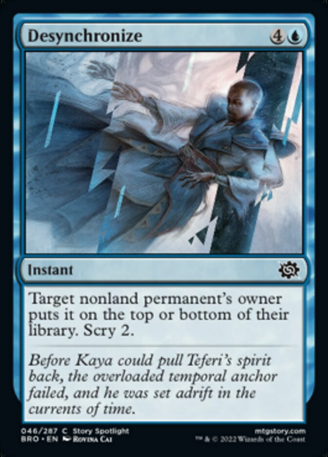 Desynchronize [The Brothers' War] Magic: The Gathering
