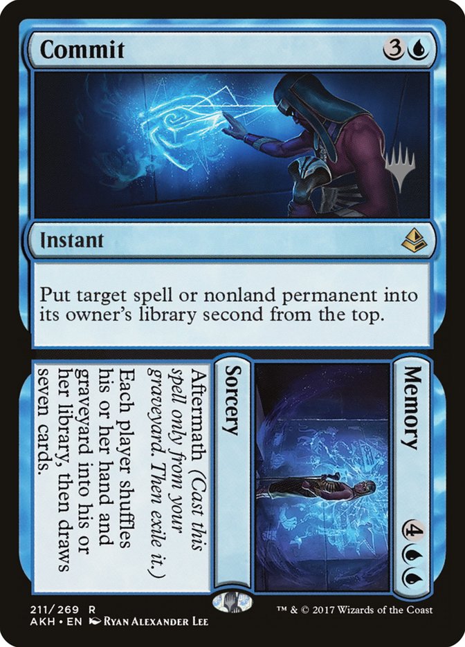 Commit // Memory (Promo Pack) [Amonkhet Promos] Magic: The Gathering