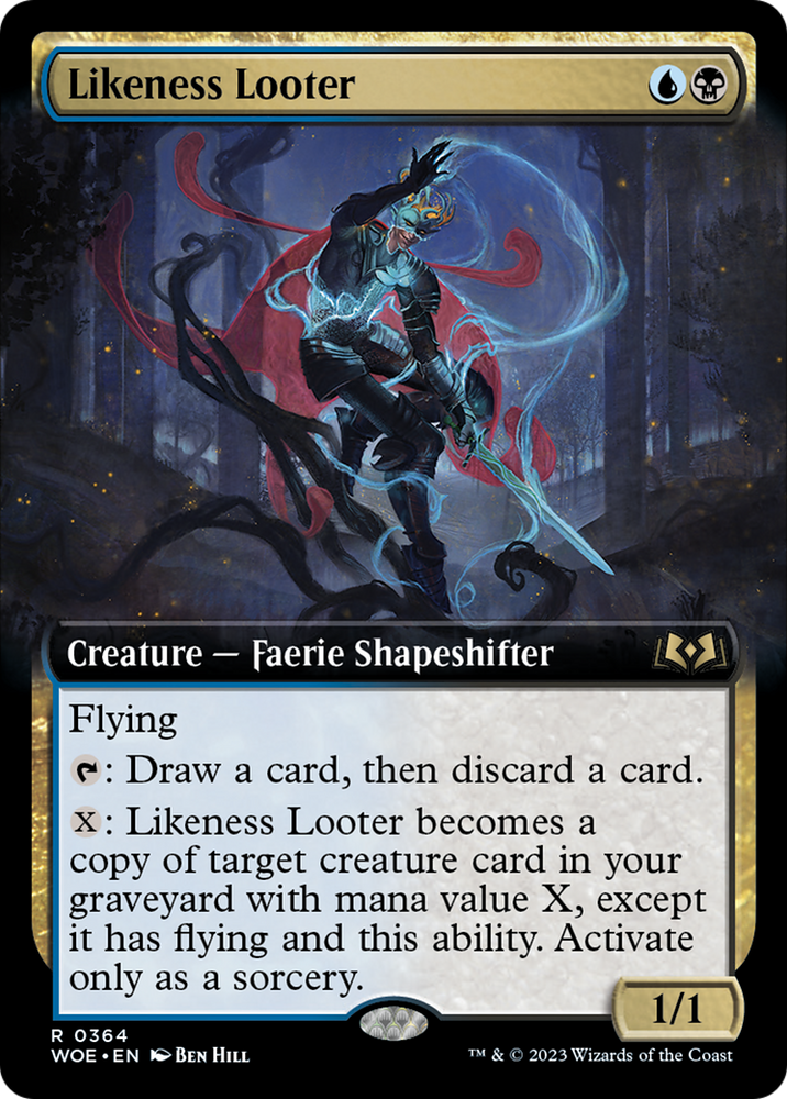 Likeness Looter (Extended Art) [Wilds of Eldraine] Magic: The Gathering