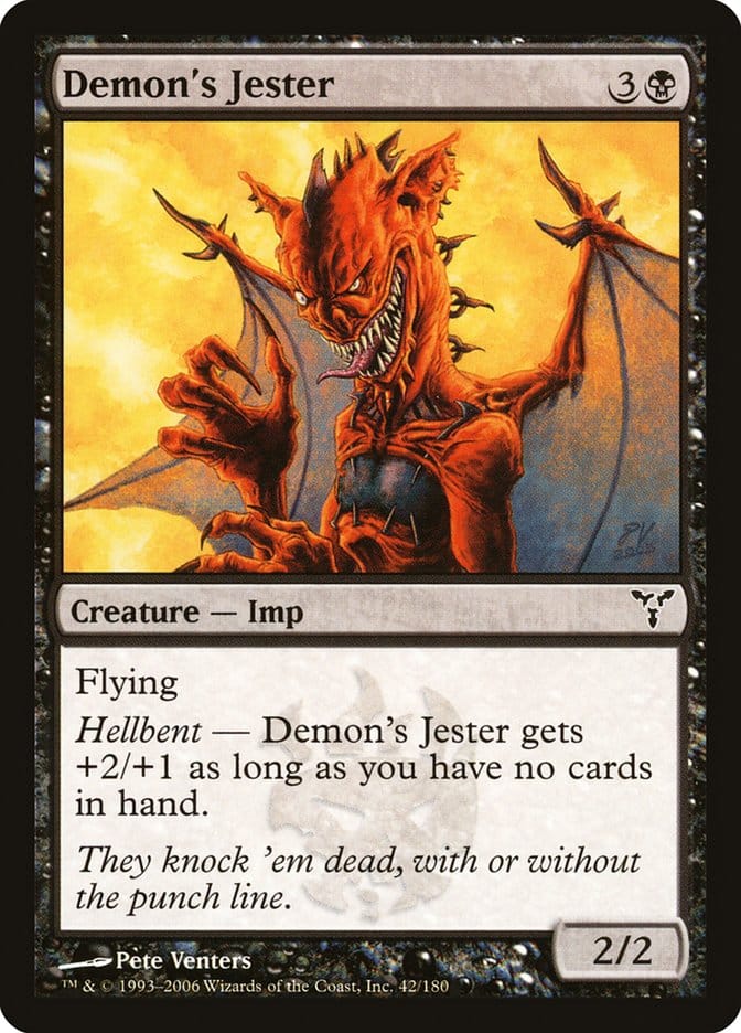 Demon's Jester [Dissension] Magic: The Gathering