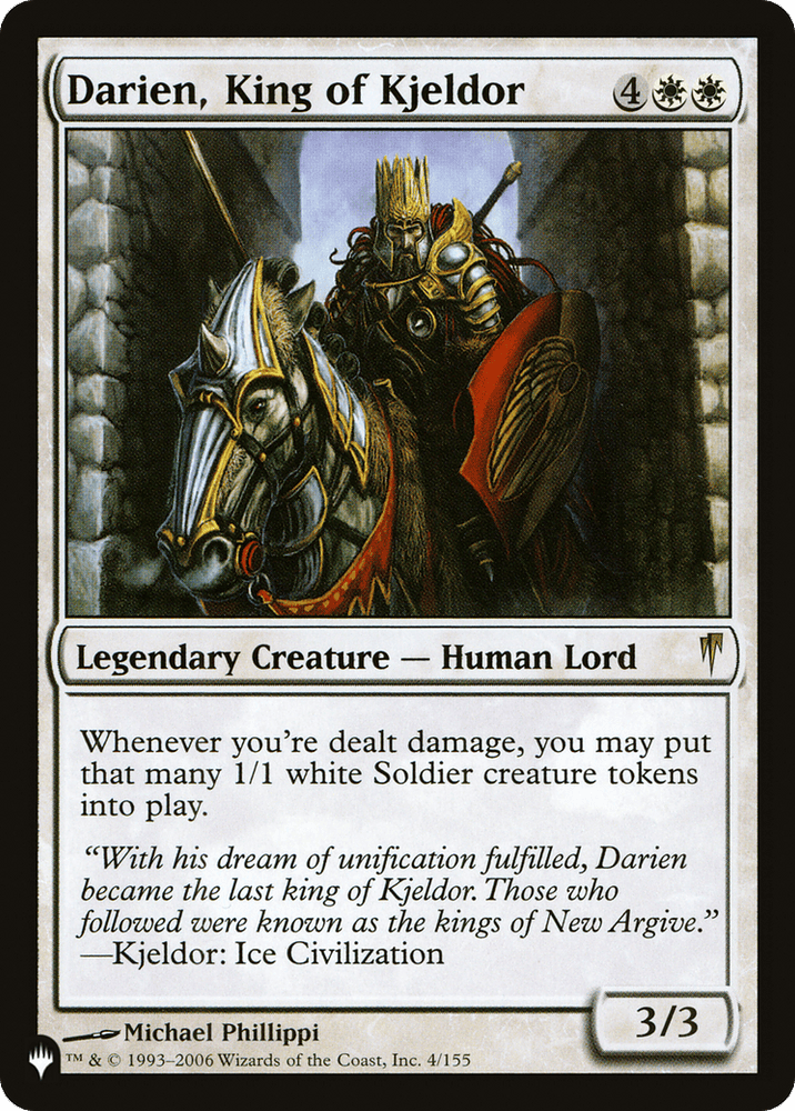 Darien, King of Kjeldor [The List] Magic: The Gathering