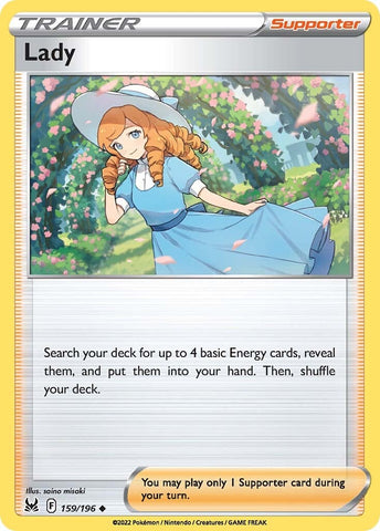 Lady (159/196) [Sword & Shield: Lost Origin] - Pokemon Cards For Your TCG Needs!