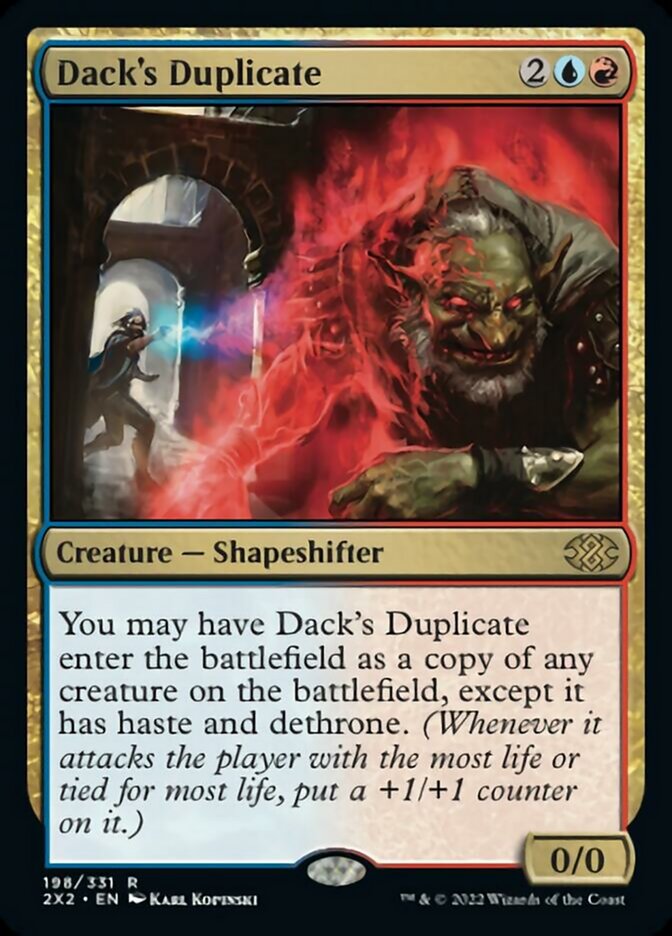 Dack's Duplicate [Double Masters 2022] Magic: The Gathering