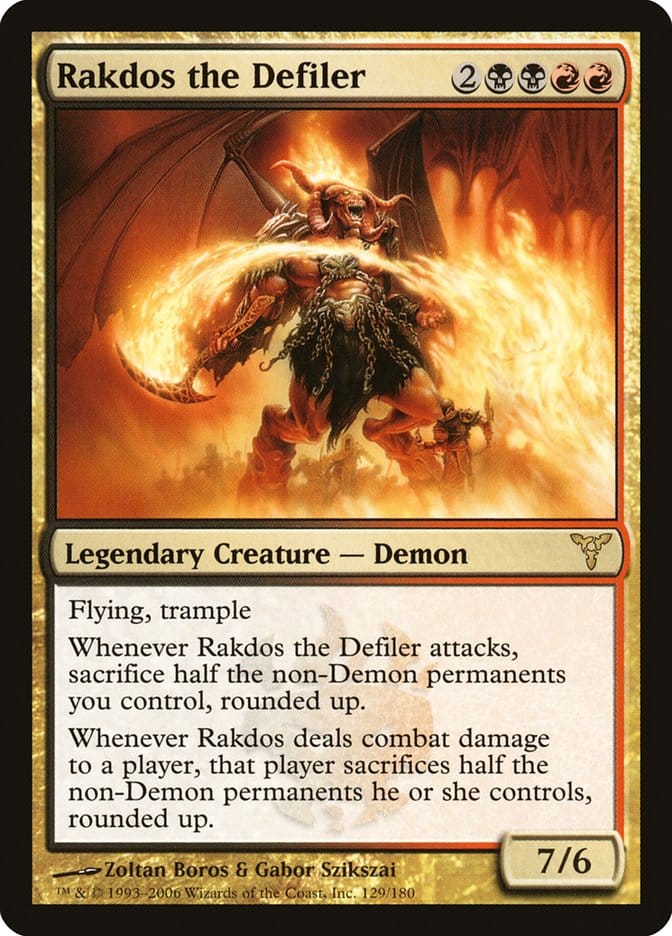 Rakdos the Defiler [Dissension] Magic: The Gathering