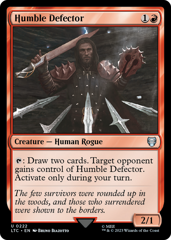 Humble Defector [The Lord of the Rings: Tales of Middle-Earth Commander] Magic: The Gathering