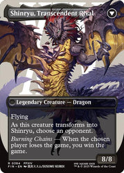 Zenos yae Galvus // Shinryu, Transcendent Rival (Borderless) [FINAL FANTASY] Magic: The Gathering