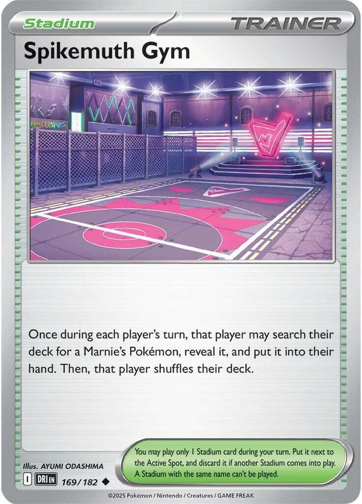 Spikemuth Gym (169/182) [Scarlet & Violet: Destined Rivals] - Pokemon Cards For Your TCG Needs! Pokémon