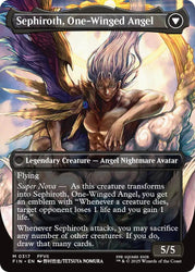 Sephiroth, Fabled SOLDIER // Sephiroth, One-Winged Angel (Borderless) (0317) [FINAL FANTASY] Magic: The Gathering