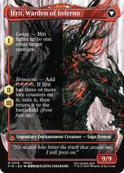 Clive, Ifrit's Dominant // Ifrit, Warden of Inferno (Borderless) (0318) [FINAL FANTASY] Magic: The Gathering