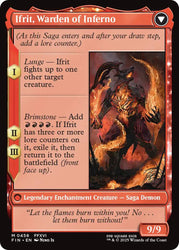 Clive, Ifrit's Dominant // Ifrit, Warden of Inferno (Extended Art) [FINAL FANTASY] Magic: The Gathering