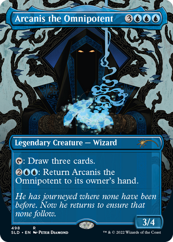 Arcanis the Omnipotent (Borderless) [Secret Lair Drop Series] Magic: The Gathering