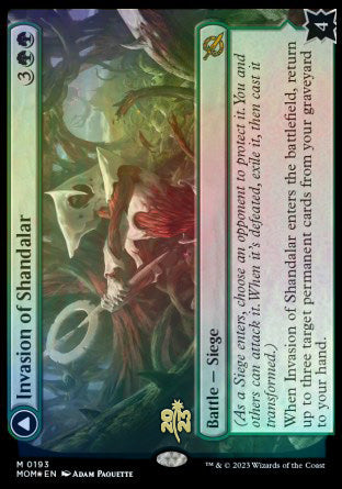 Invasion of Shandalar // Leyline Surge [March of the Machine Prerelease Promos] Magic: The Gathering