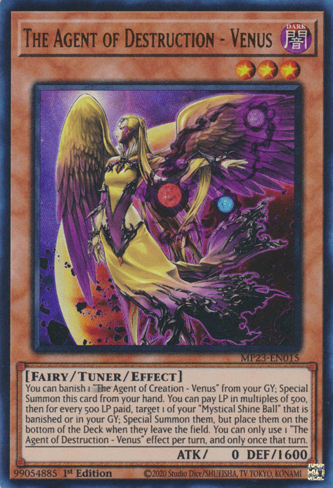 The Agent of Destruction - Venus [MP23-EN015] Ultra Rare - Yugioh Cards For Your TCG Needs!