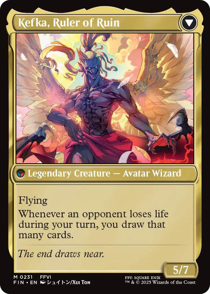 Kefka, Court Mage // Kefka, Ruler of Ruin [FINAL FANTASY] Magic: The Gathering