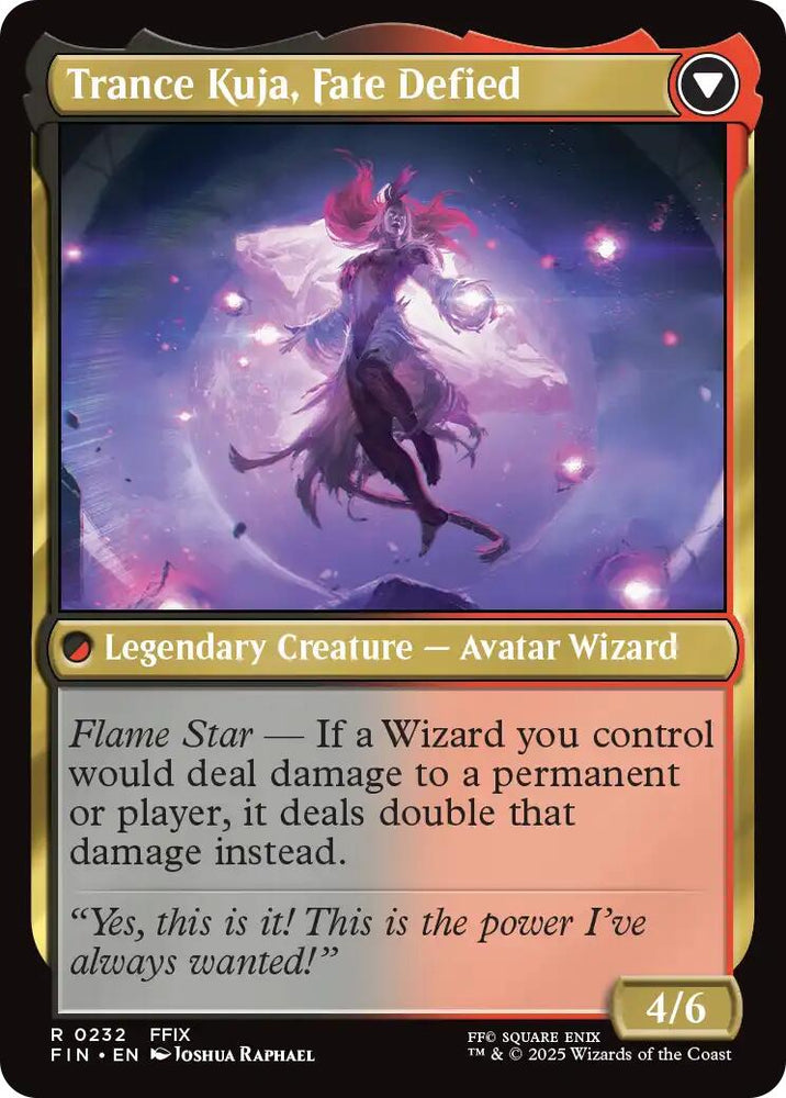 Kuja, Genome Sorcerer // Trance Kuja, Fate Defied [FINAL FANTASY] Magic: The Gathering