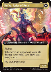 Kefka, Court Mage // Kefka, Ruler of Ruin (Extended Art) [FINAL FANTASY] Magic: The Gathering