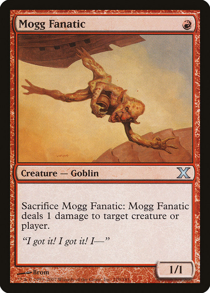 Mogg Fanatic [Tenth Edition] Magic: The Gathering