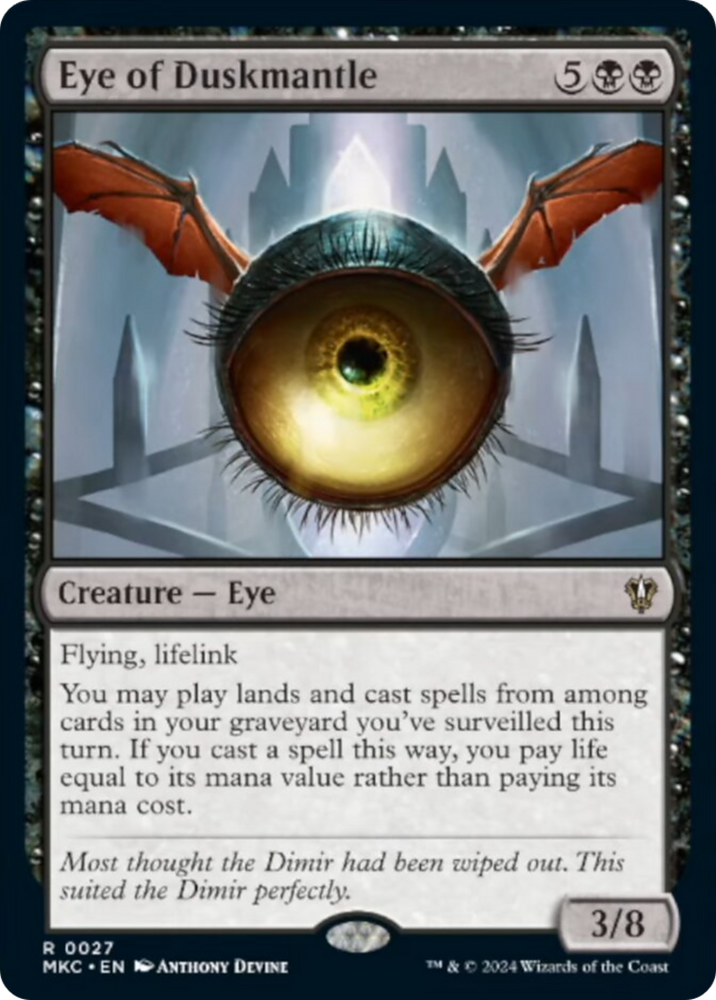 Eye of Duskmantle [Murders at Karlov Manor Commander] Magic: The Gathering