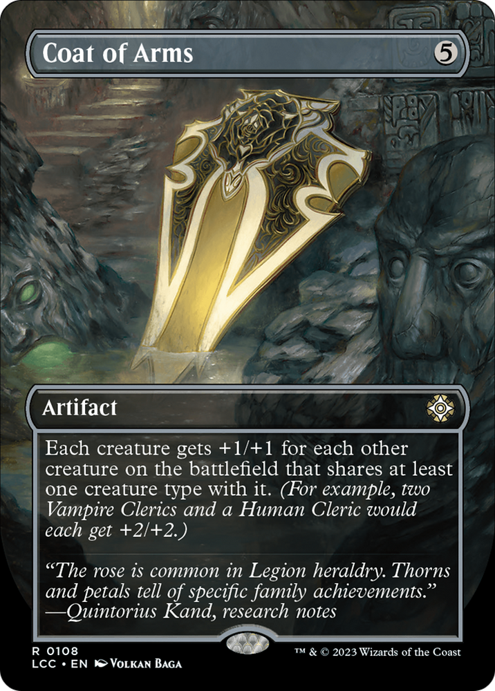 Coat of Arms (Borderless) [The Lost Caverns of Ixalan Commander] Magic: The Gathering