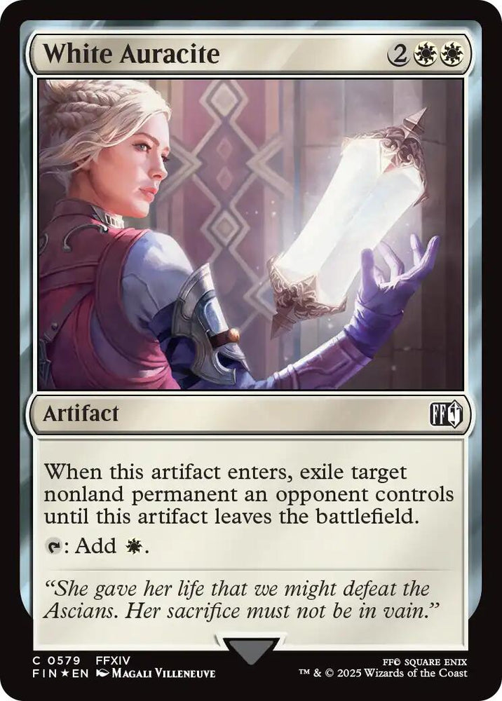 White Auracite (Surge Foil) [FINAL FANTASY] Magic: The Gathering