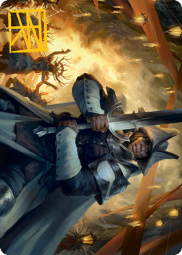 Ritual Guardian Art Card (Gold-Stamped Signature) [Innistrad: Midnight Hunt Art Series] Magic: The Gathering